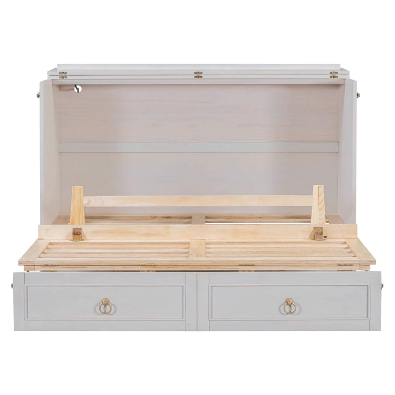 Murphy Bed With Large Drawers And Stylish Design by HouseOfZazla