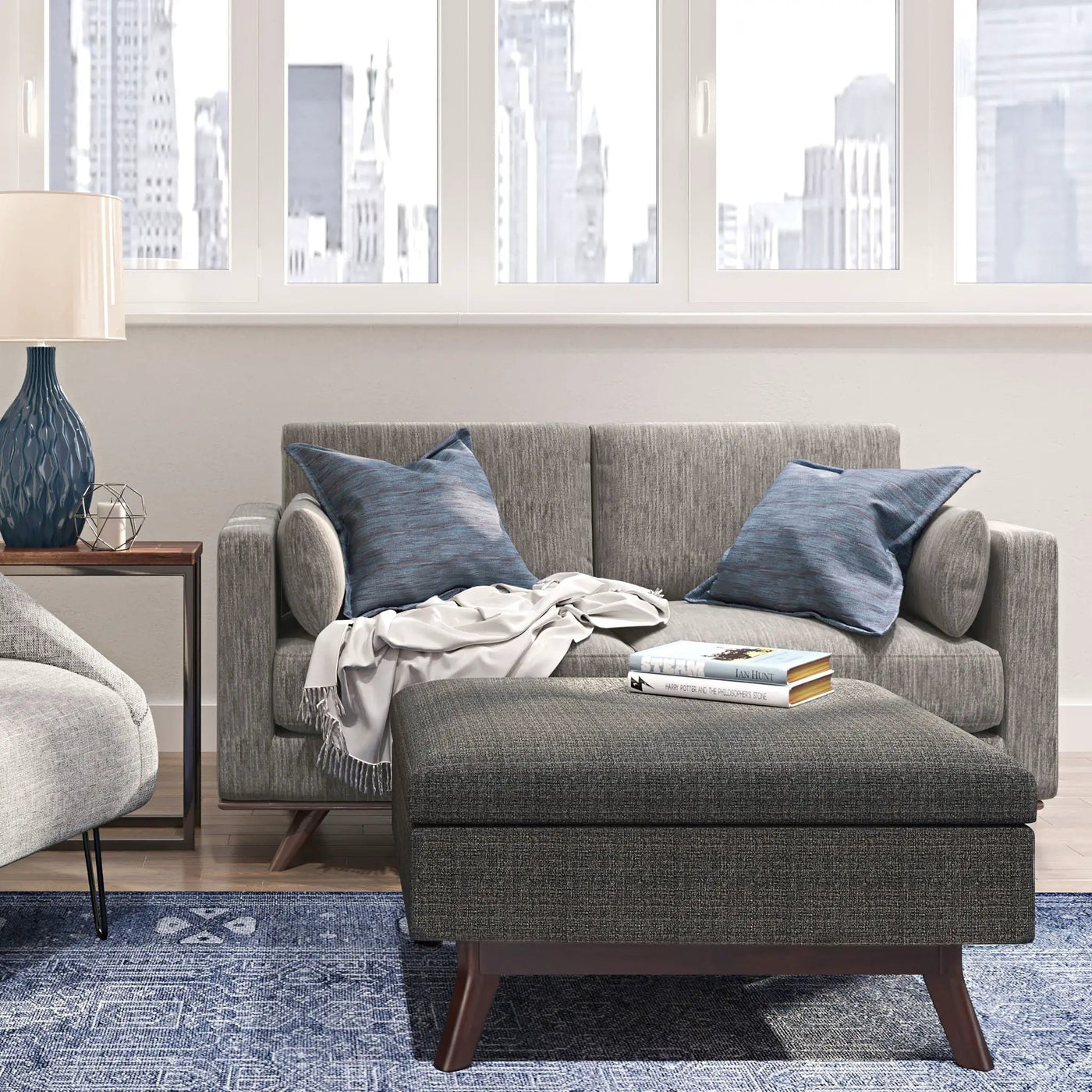 Owen - Upholstered Rectangular Storage Ottoman by Unique Piece Furniture