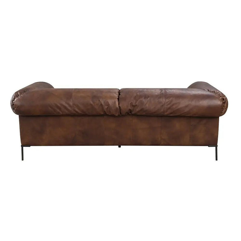 Jaron - Sofa - Mocha Top Grain Leather by Unique Piece Furniture