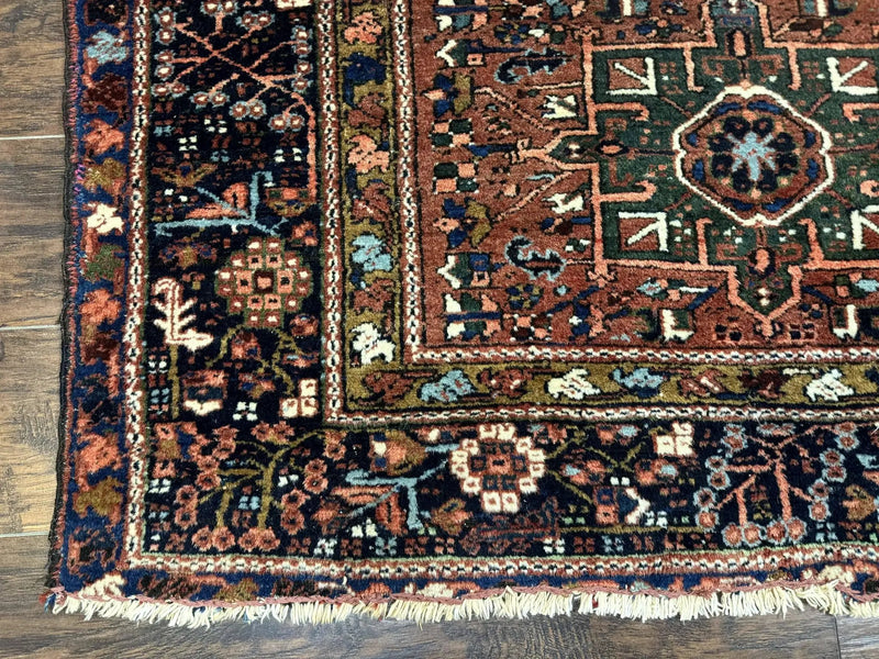Antique Persian Karajeh Heriz Rug 5x6 by Jewel Rugs