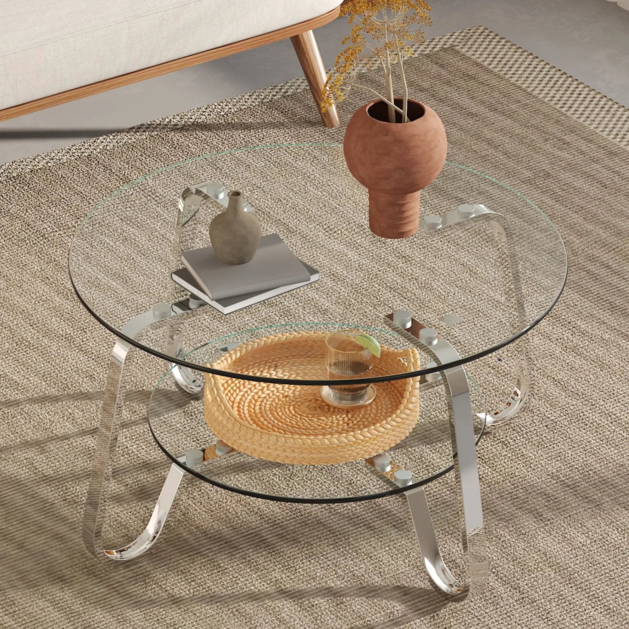 Double Layer Coffee Table by Unique Piece Furniture