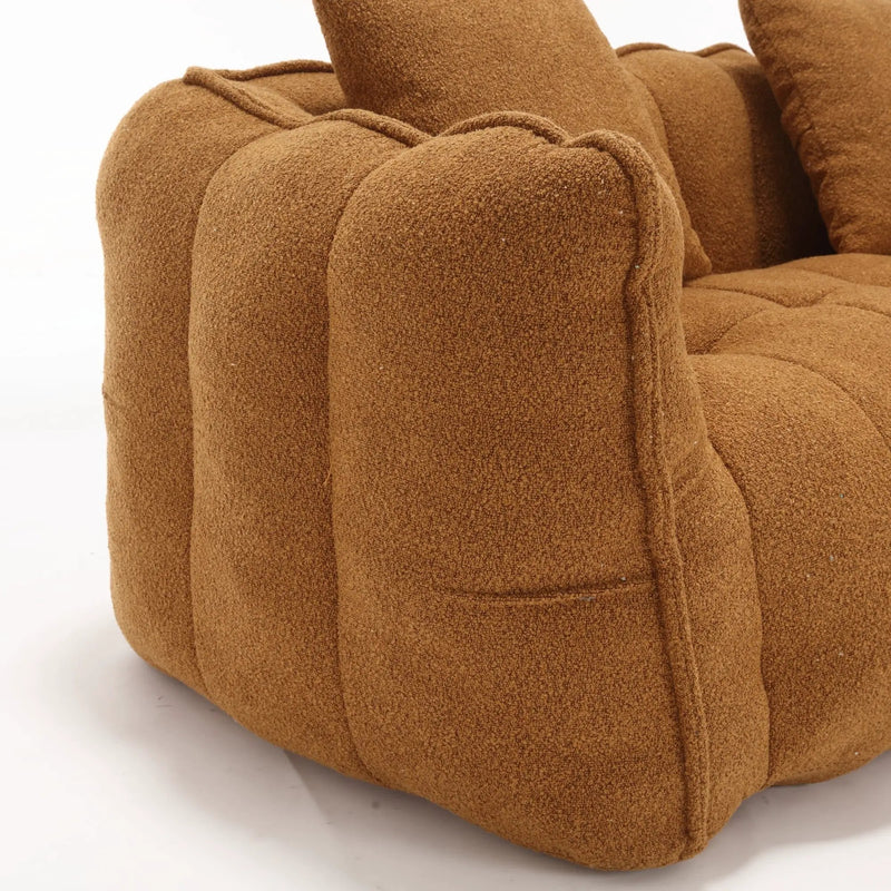 Cozy Beanbag Chair with High Resilience Foam Core by BLAKHOM