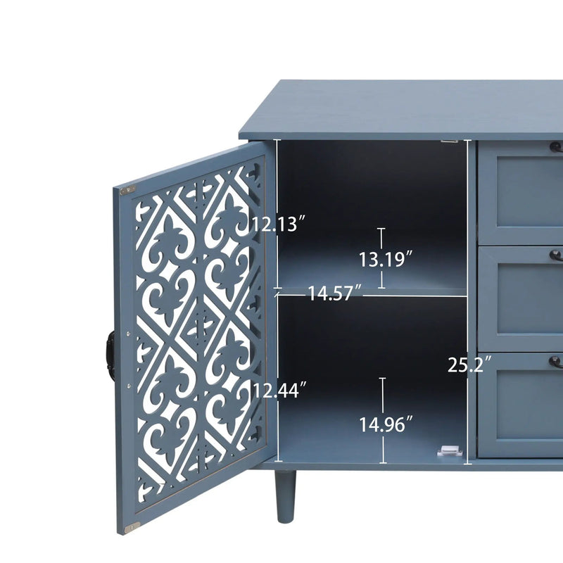 2 Door 3 Drawer Cabinet
