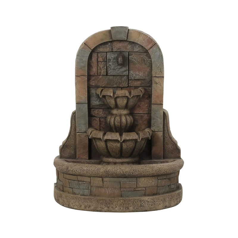Alora 29-Inch Tall Outdoor Weather-Resistant Faux Stone Floor Fountain (SAK63421) by SAKSBY WHOLESALE