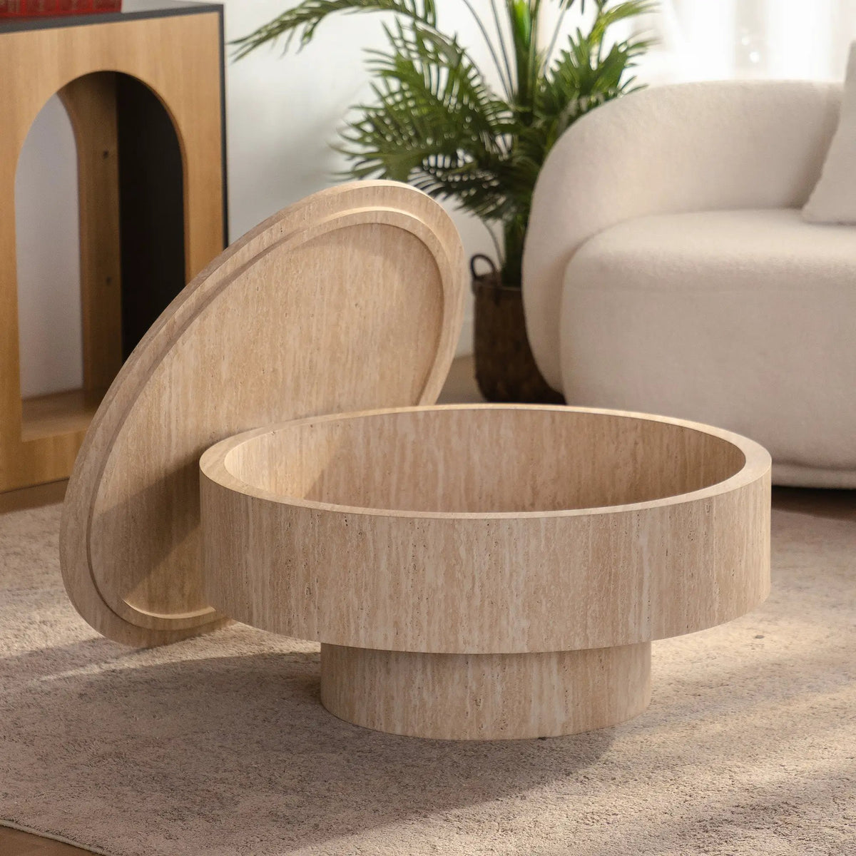 Travertine Table by HouseOfZazla