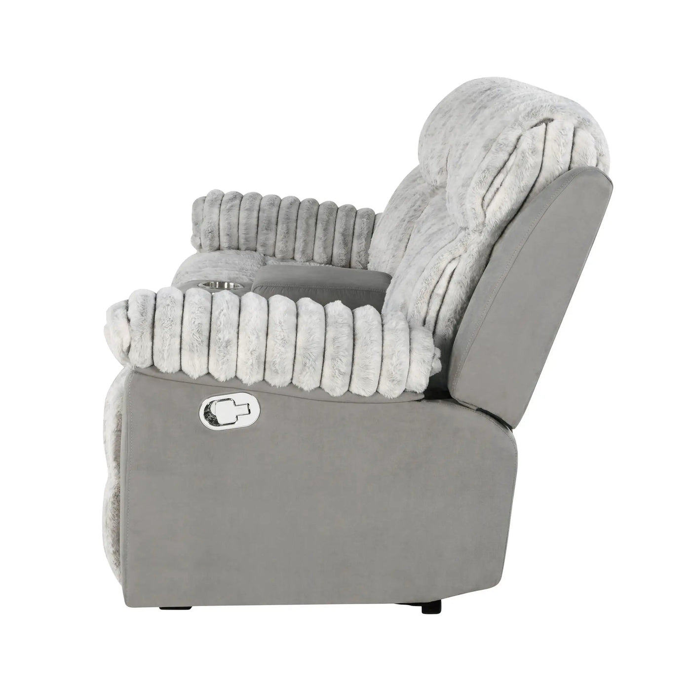 Bruni - Console Reclining Loveseat With Manual Recline by Unique Piece Furniture