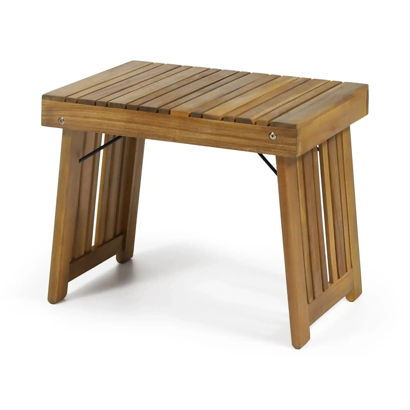 Temptation Outdoor Foldable Side Table With Slat Design by HouseOfZazla