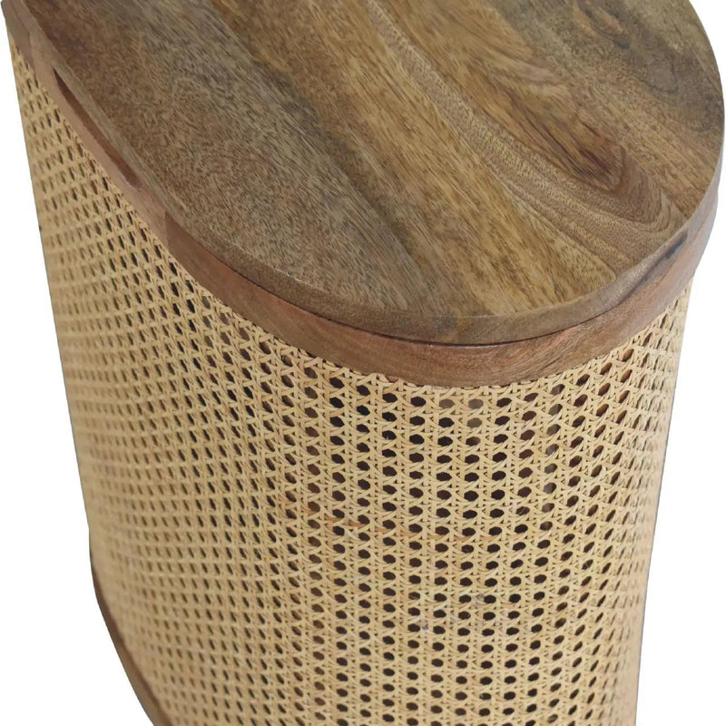 Larissa - Lid Up, Storage Stool - Oak by Unique Piece Furniture