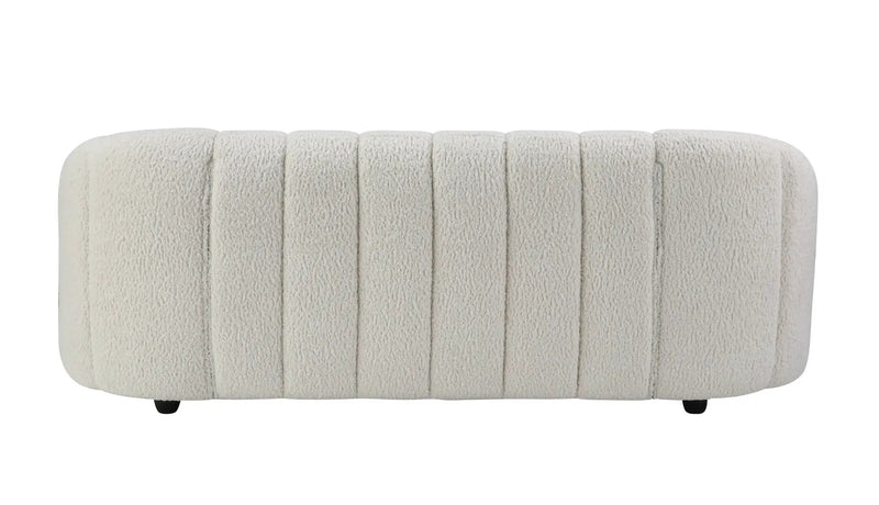 Osmash - Teddy Sherpa Sofa - White by Unique Piece Furniture