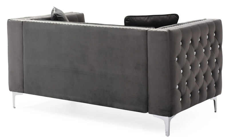 Elegant Track Arm Loveseat by Unique Piece Furniture