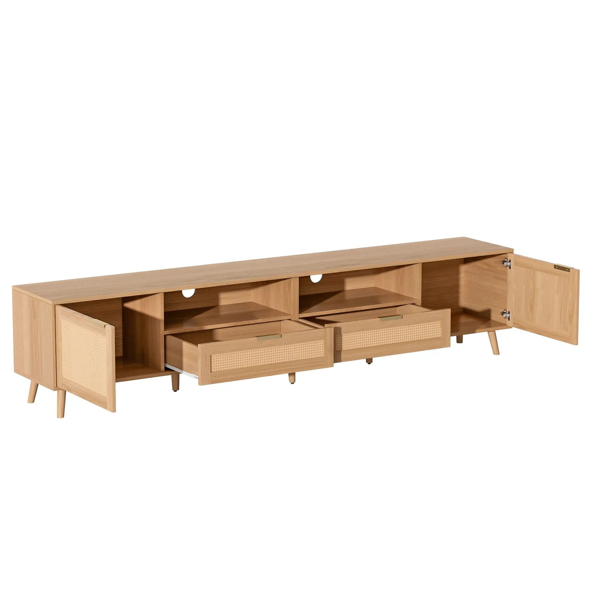 TV Stand, Media Console With Cable Management by Unique Piece Furniture