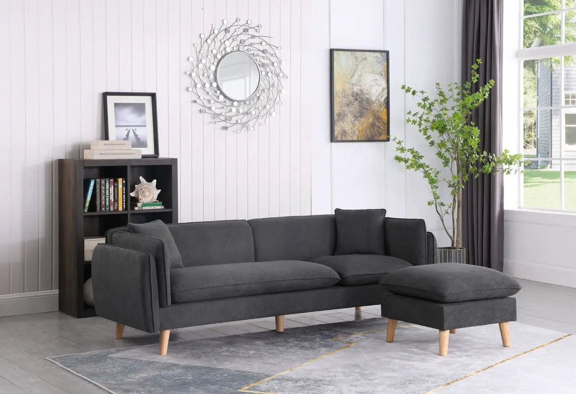 Brayden - Fabric Sectional Sofa Chaise by Unique Piece Furniture