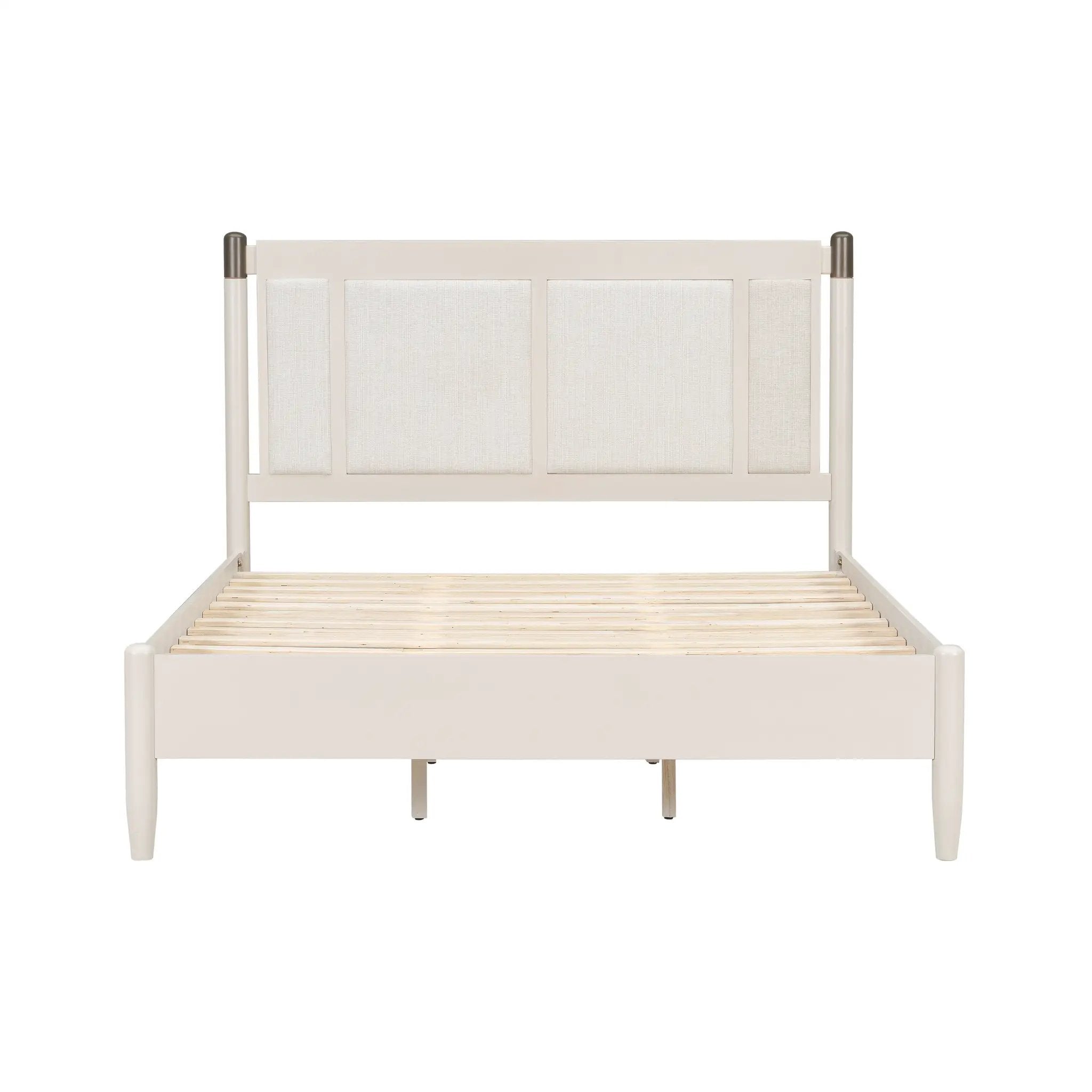 Solid Wood Queen Bed - Heavy Duty Support by HouseOfZazla