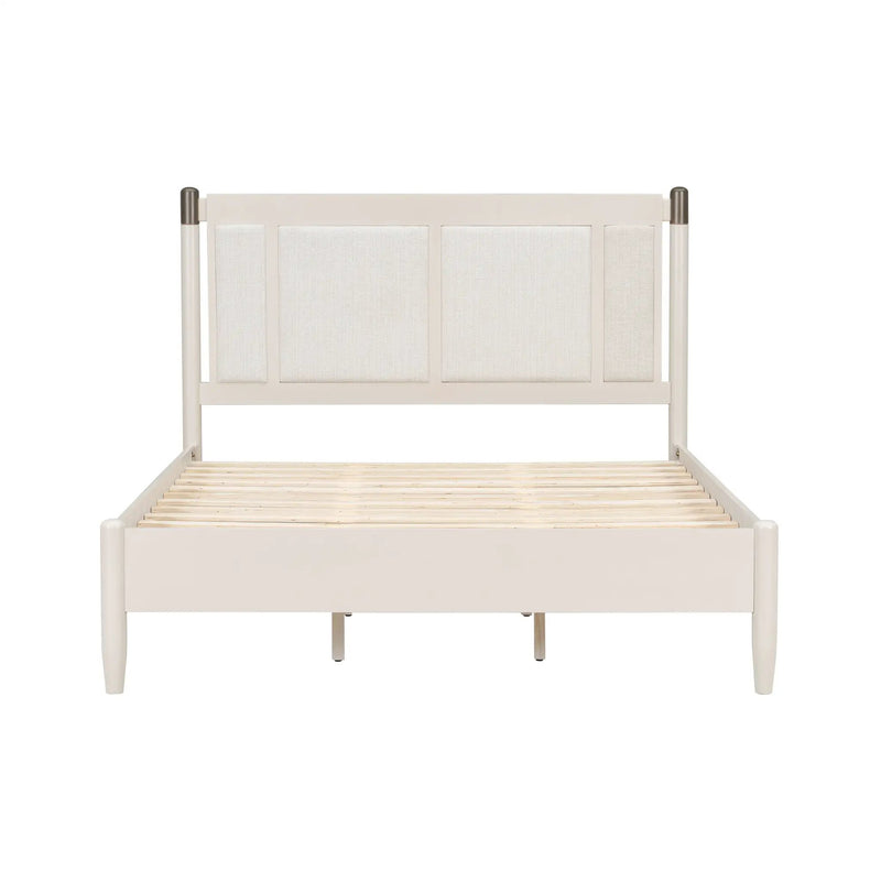 Solid Wood Queen Bed - Heavy Duty Support by HouseOfZazla