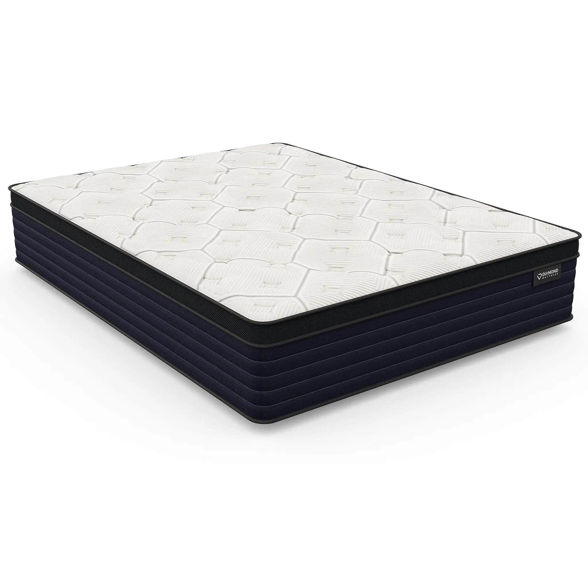 Diamond Cleo Cool Copper Memory Foam Hybrid Mattress - Twin Firm by HouseOfZazla