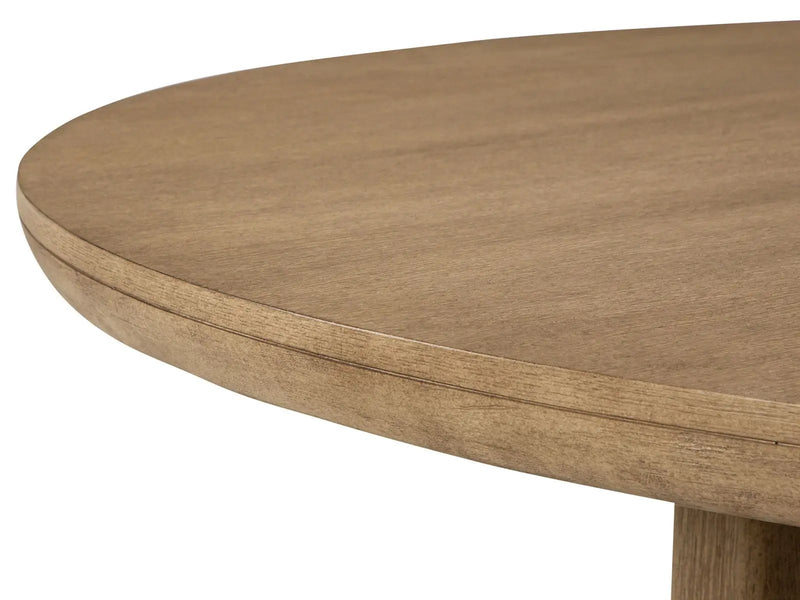 Tristan - 60" Round Dining Table - Swiss Coffee by Unique Piece Furniture