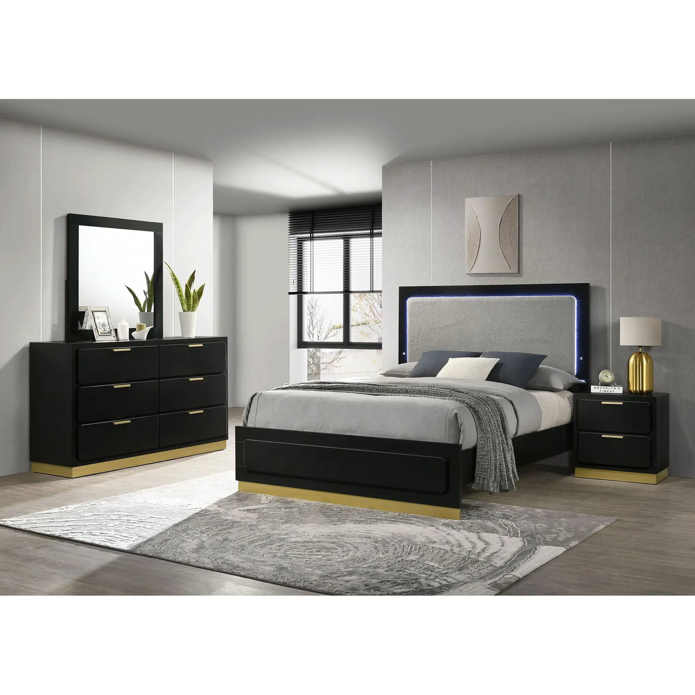 Sophia - 4 Piece Bedroom Set by HouseOfZazla