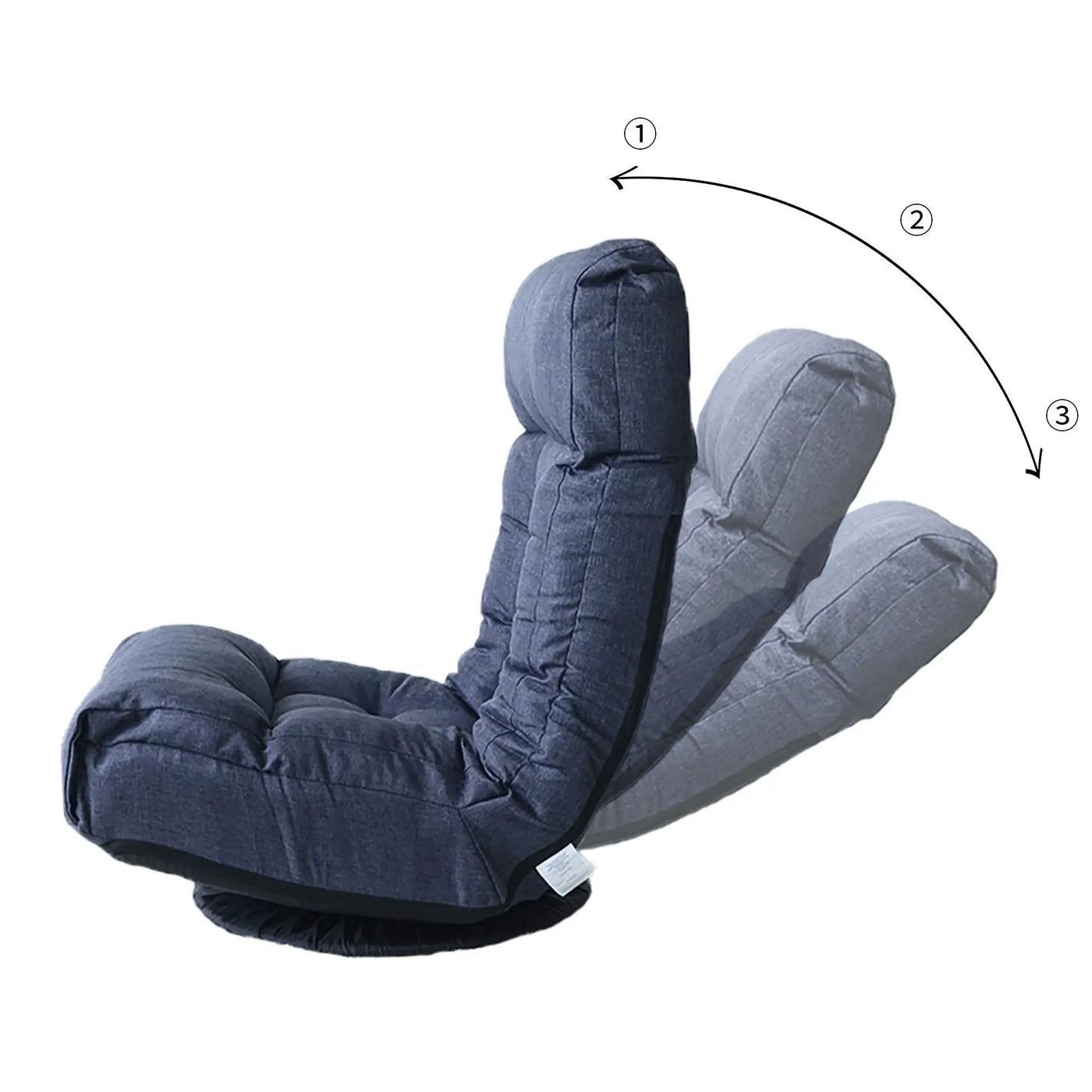 Adjustable Japanese Reclining Floor Chair Sofa With Metal Frame For Living Room by HouseOfZazla