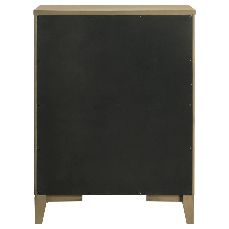 Menlo - 5 Drawer Bedroom Chest Of Drawers - Natural by HouseOfZazla