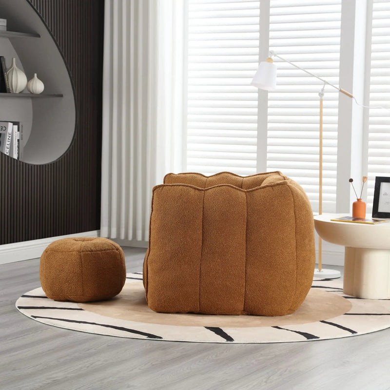 Soft Bean Bag Chair With High Resilient Foam by HouseOfZazla
