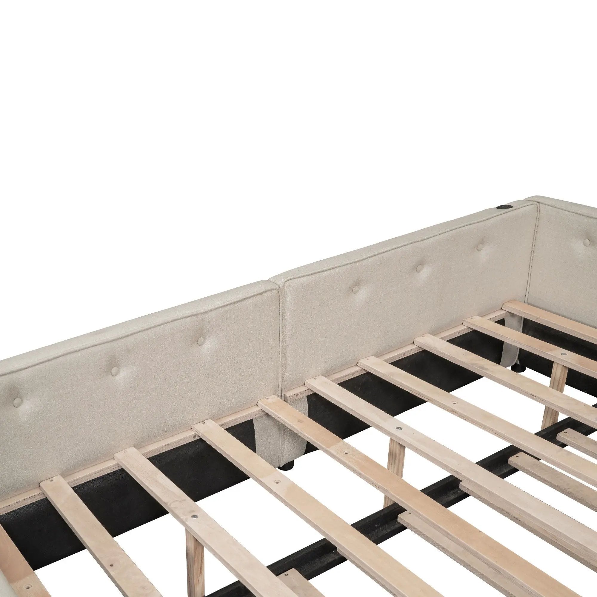 Platform Bed With USB Ports by HouseOfZazla