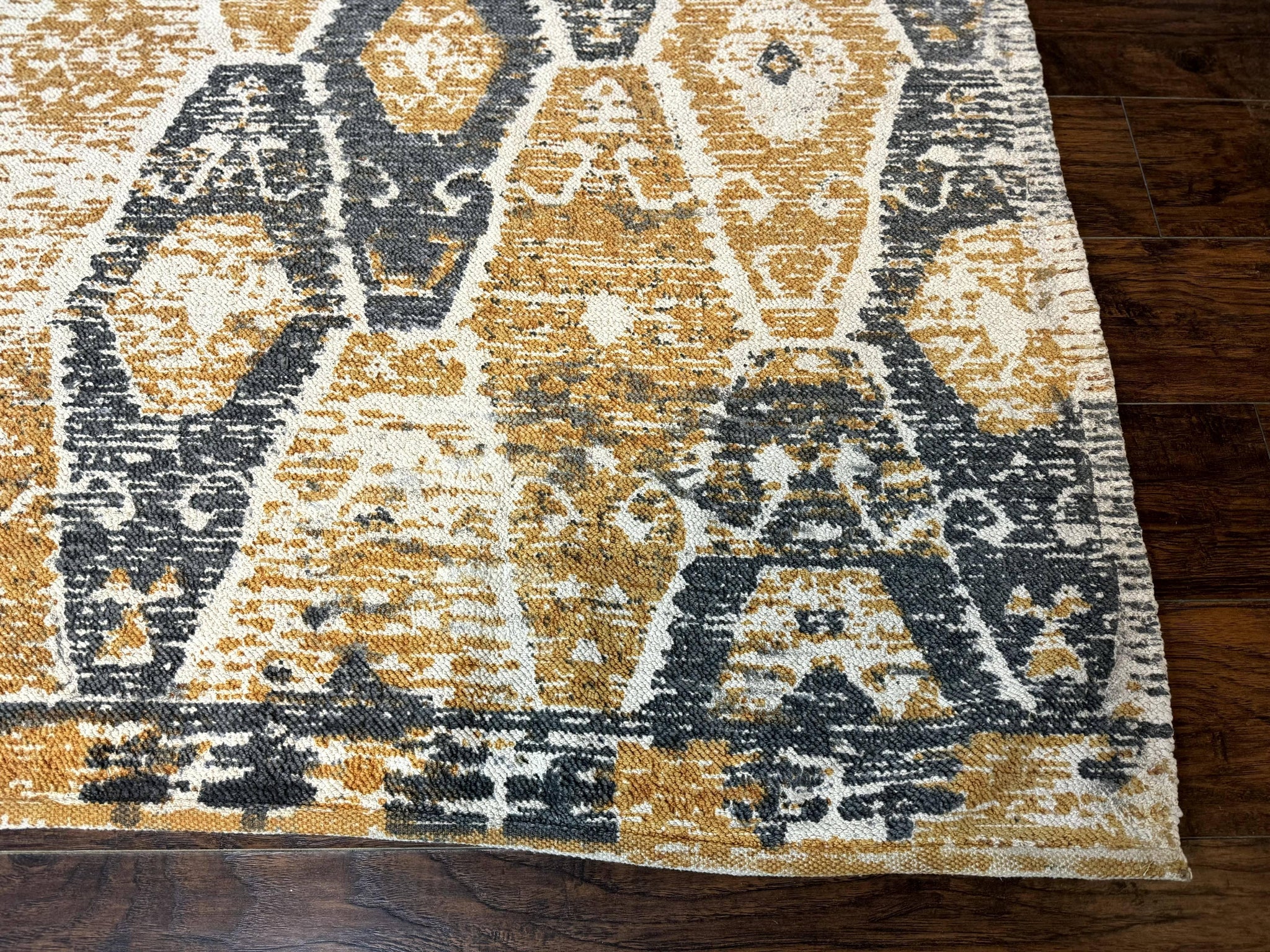 Handmade Contemporary Modern Indian Rug 8x10, Colorful by Jewel Rugs