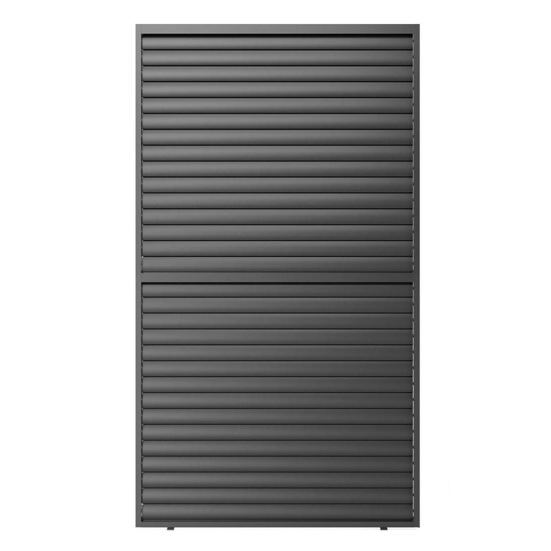 Louver Grille 1 / 3 10Ft Frame & Louvers - Black by HouseOfZazla