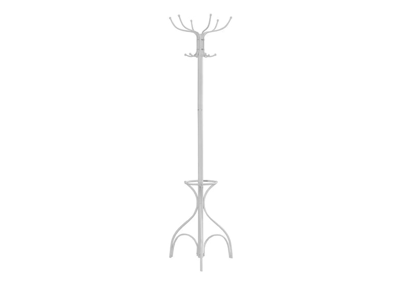 Coat Rack, Hall Tree, Free Standing, 12 Hooks, Entryway, 70"H, Umbrella Holder, Contemporary & Modern by Unique Piece Furniture
