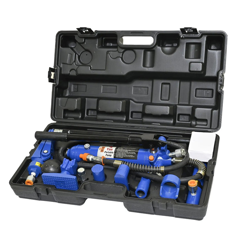 4T Separating Hydraulic Jack, Sheet Metal Separating Jack, Separating Hydraulic Combination To Repair The Depression - Black / Blue by HouseOfZazla