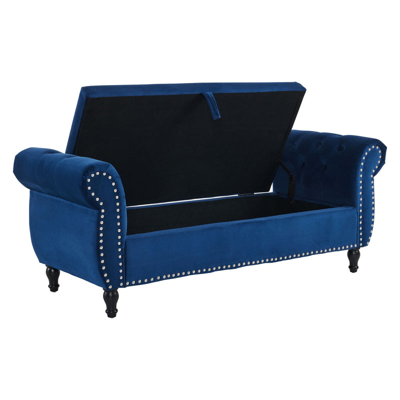 Luxurious Multifunctional Storage Ottoman Bench With Pillow by HouseOfZazla