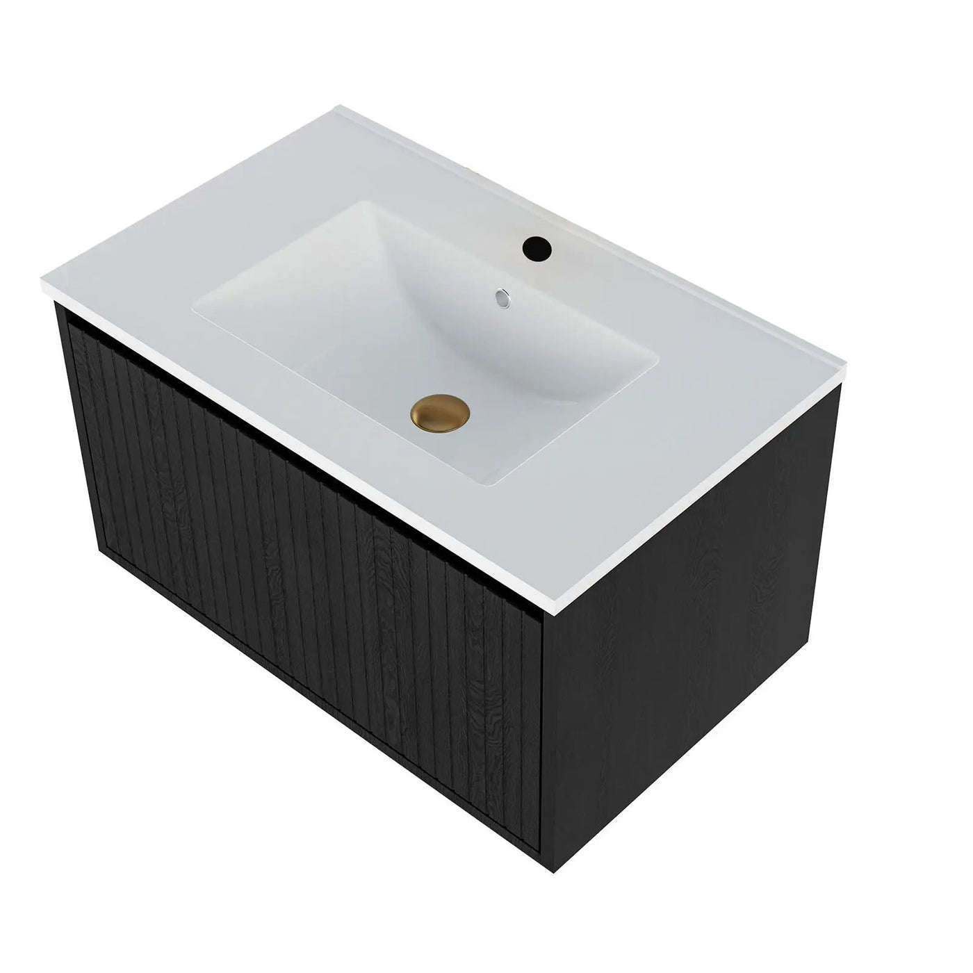 Wall Mounted Floating Bathroom Vanity With Sink And Drawers by Unique Piece Furniture