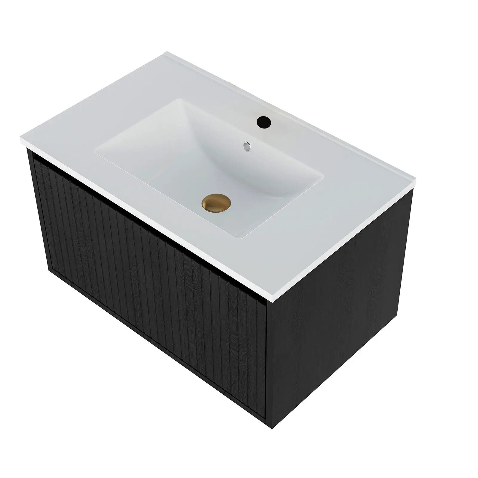 Wall Mounted Floating Bathroom Vanity With Sink And Drawers by Unique Piece Furniture