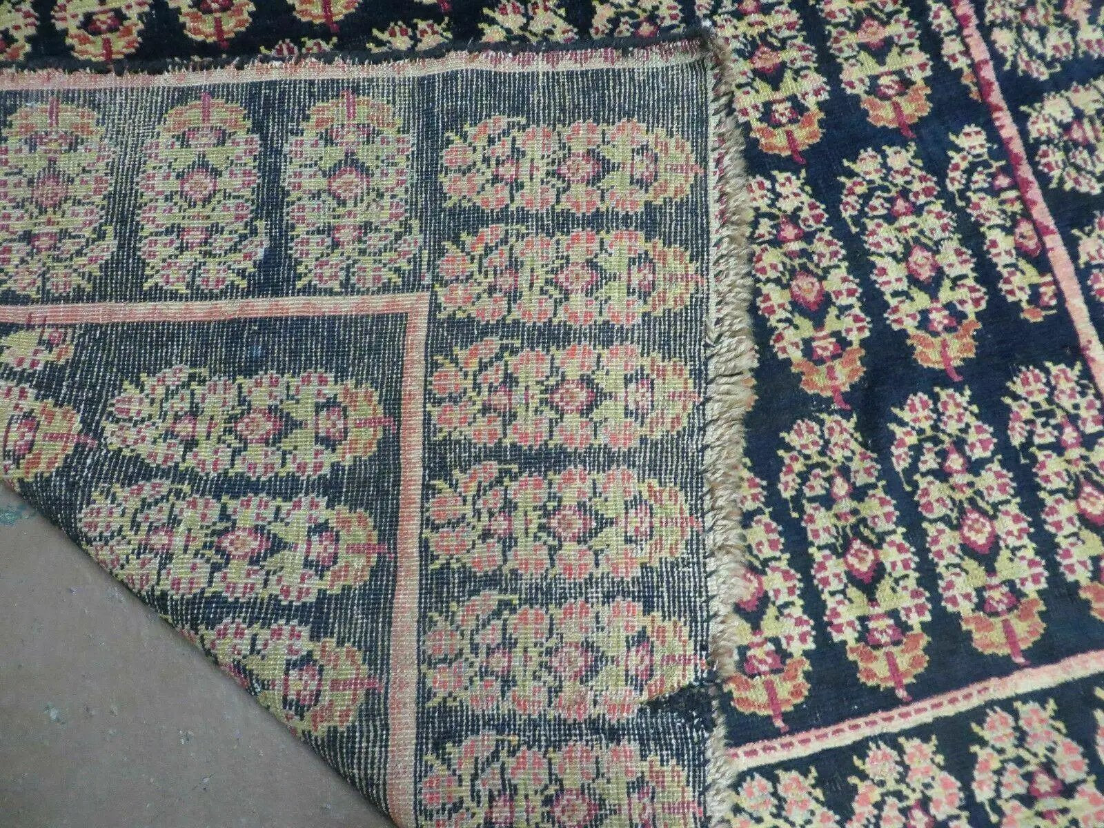 4' X 9' Antique Karabagh Caucasian Rug Handmade Wool Carpet Organic Dyes Nice by Jewel Rugs