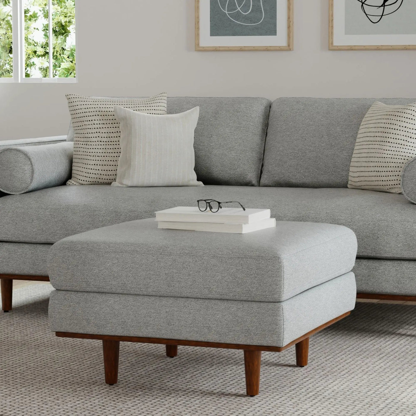 Morrison - Handcrafted Ottoman by HouseOfZazla