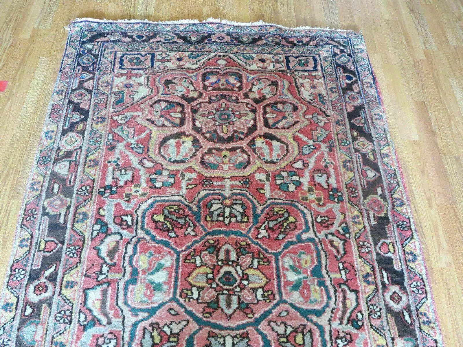3' 9" X 10' 6" Semi Antique Handmade Turkish Wool Runner Rug by Jewel Rugs
