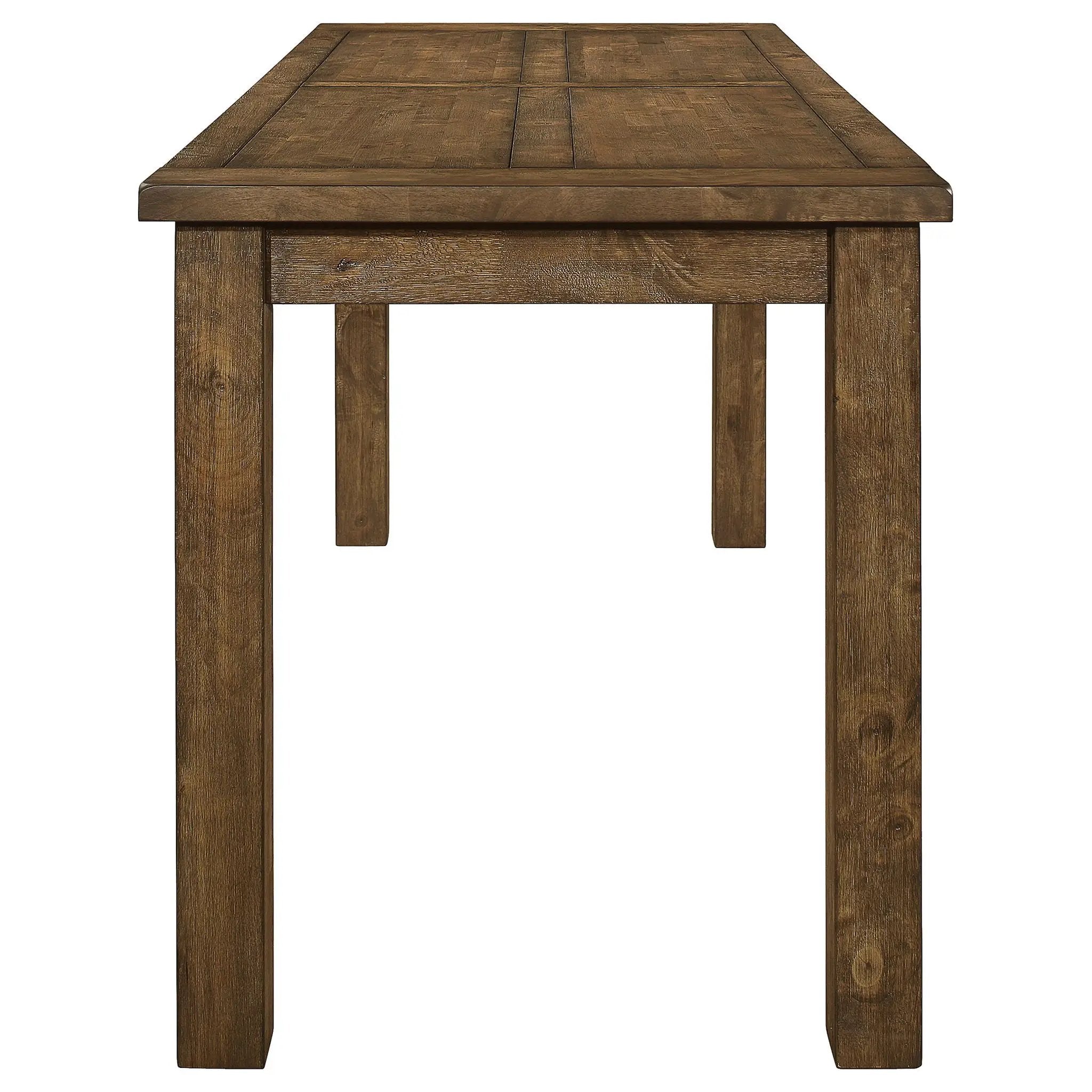 Amarillo - Rectangular Counter Height Dining Table - Rustic Brown by HouseOfZazla