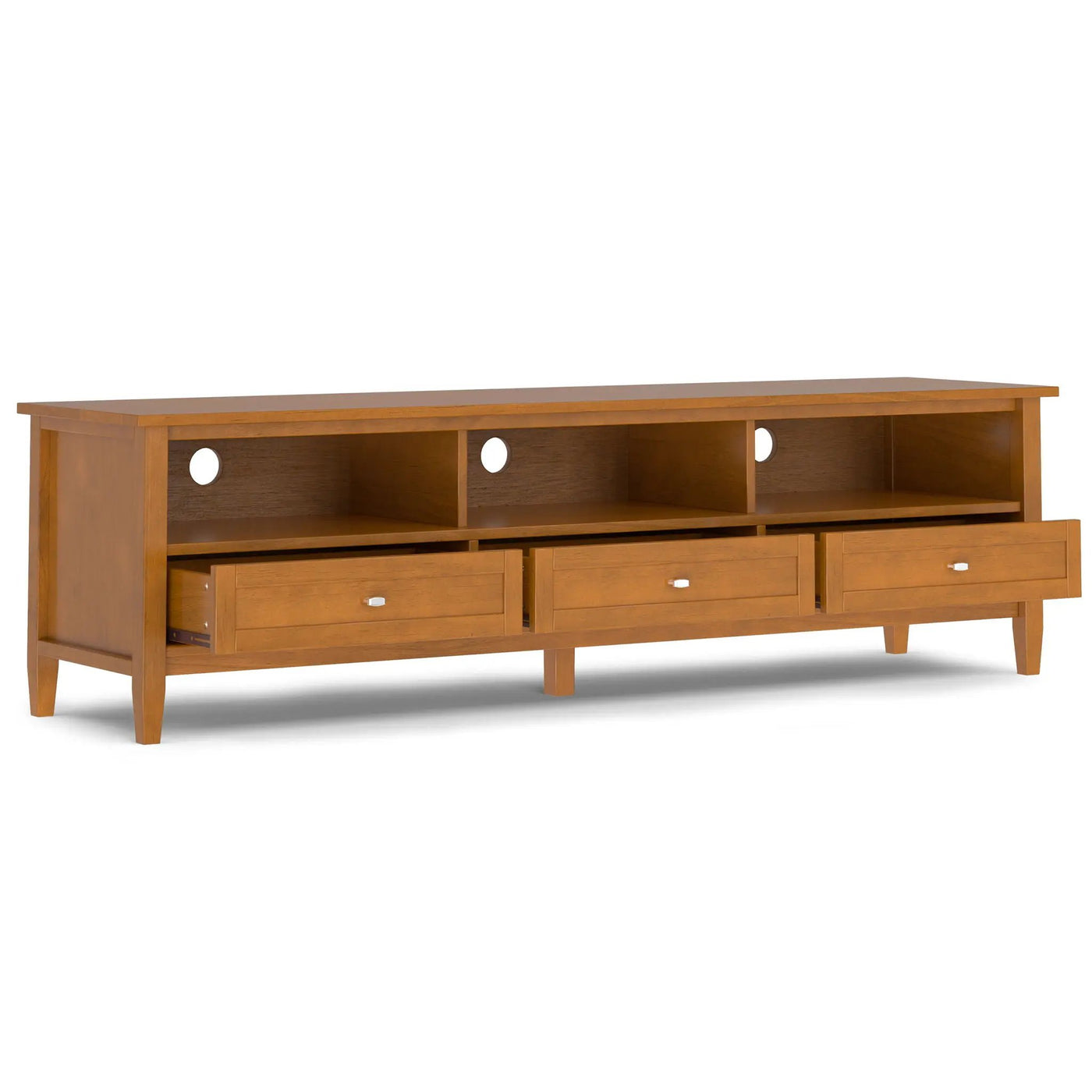 Warm Shaker - Handcrafted Low TV Media Stand by Unique Piece Furniture