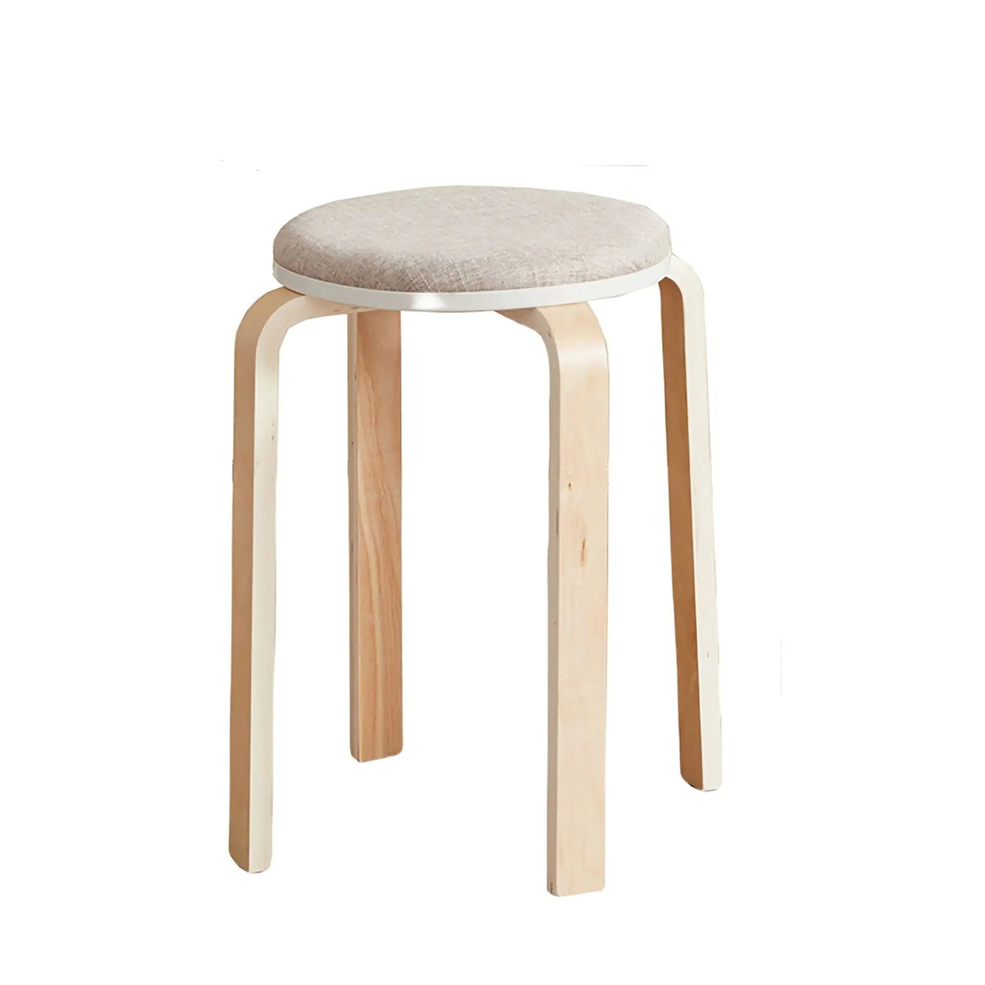 Stackable Round Backless Stools (Set of 4) by Unique Piece Furniture