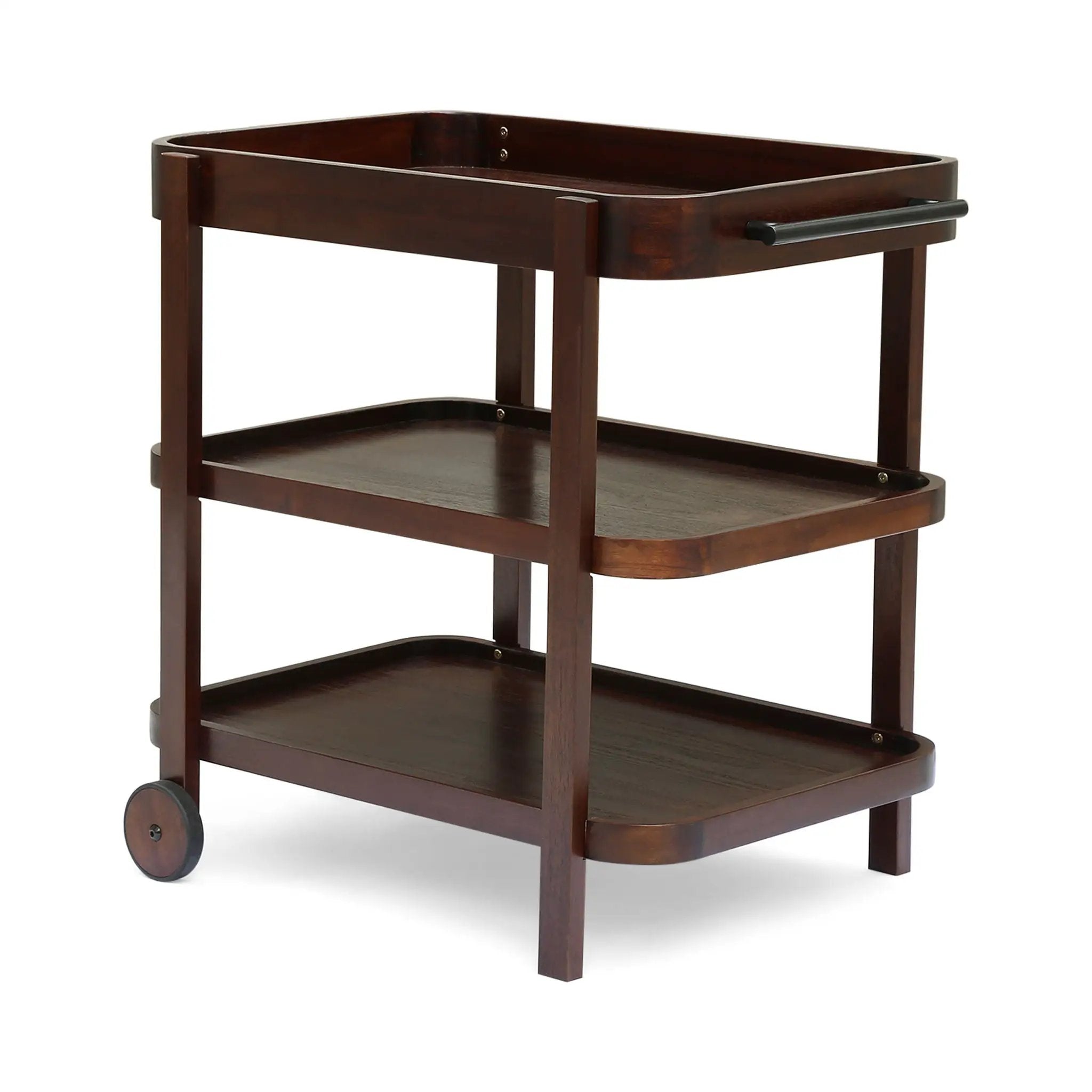 Home Selleck - Bar Cart - Mahogany by HouseOfZazla