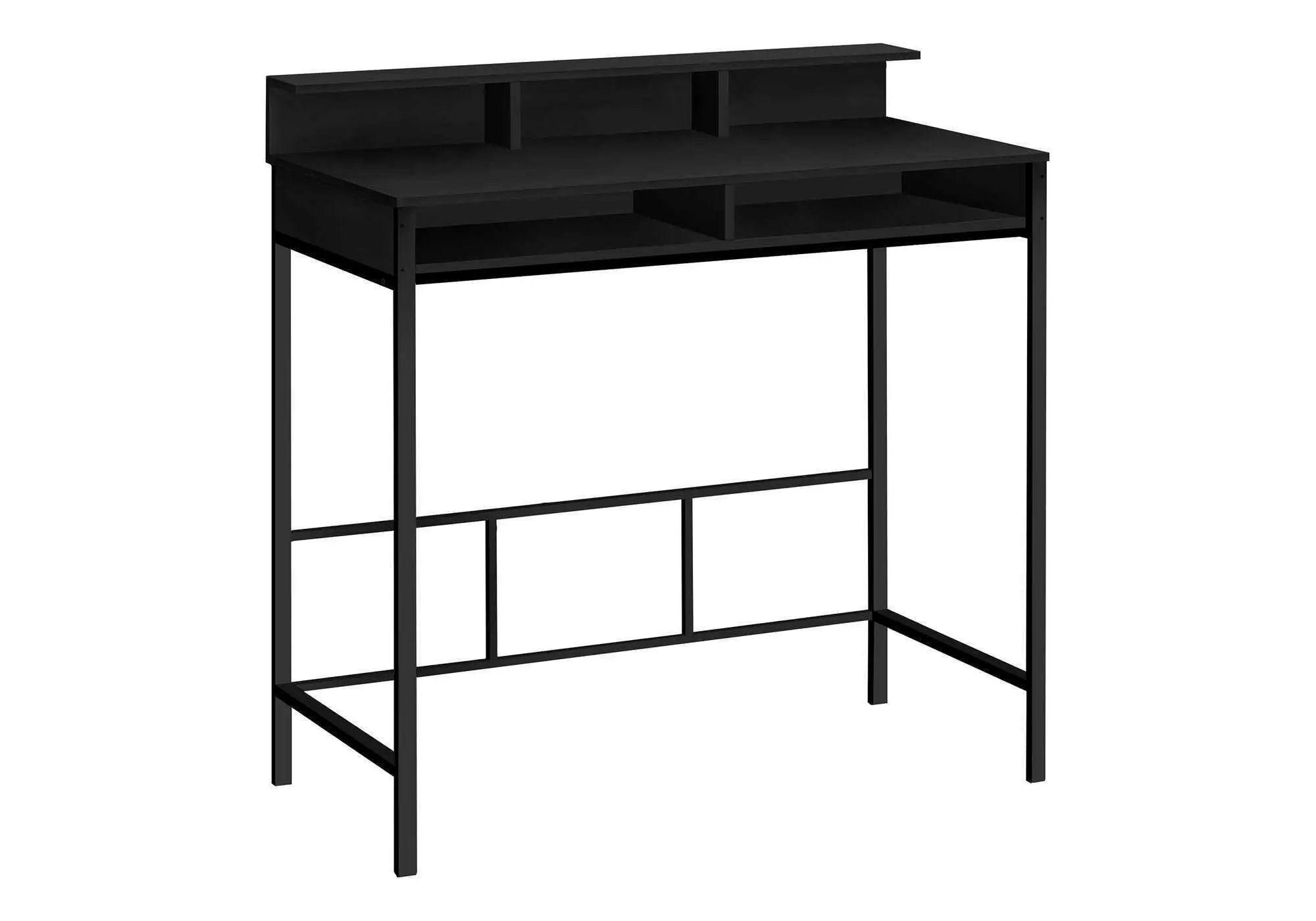 Computer Desk For Home Office, Standing, Storage Shelves, Laptop, Contemporary & Modern by Unique Piece Furniture