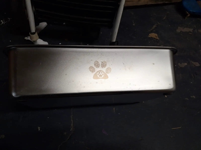 Open Box Kirecoo Stainless Steel Cat Litter Box XL- Metal High Sided Cat Pan, Large Stainless Steel Box, Indoor Litter Tray, Non Stick, No Smell, Easy by Selzalot