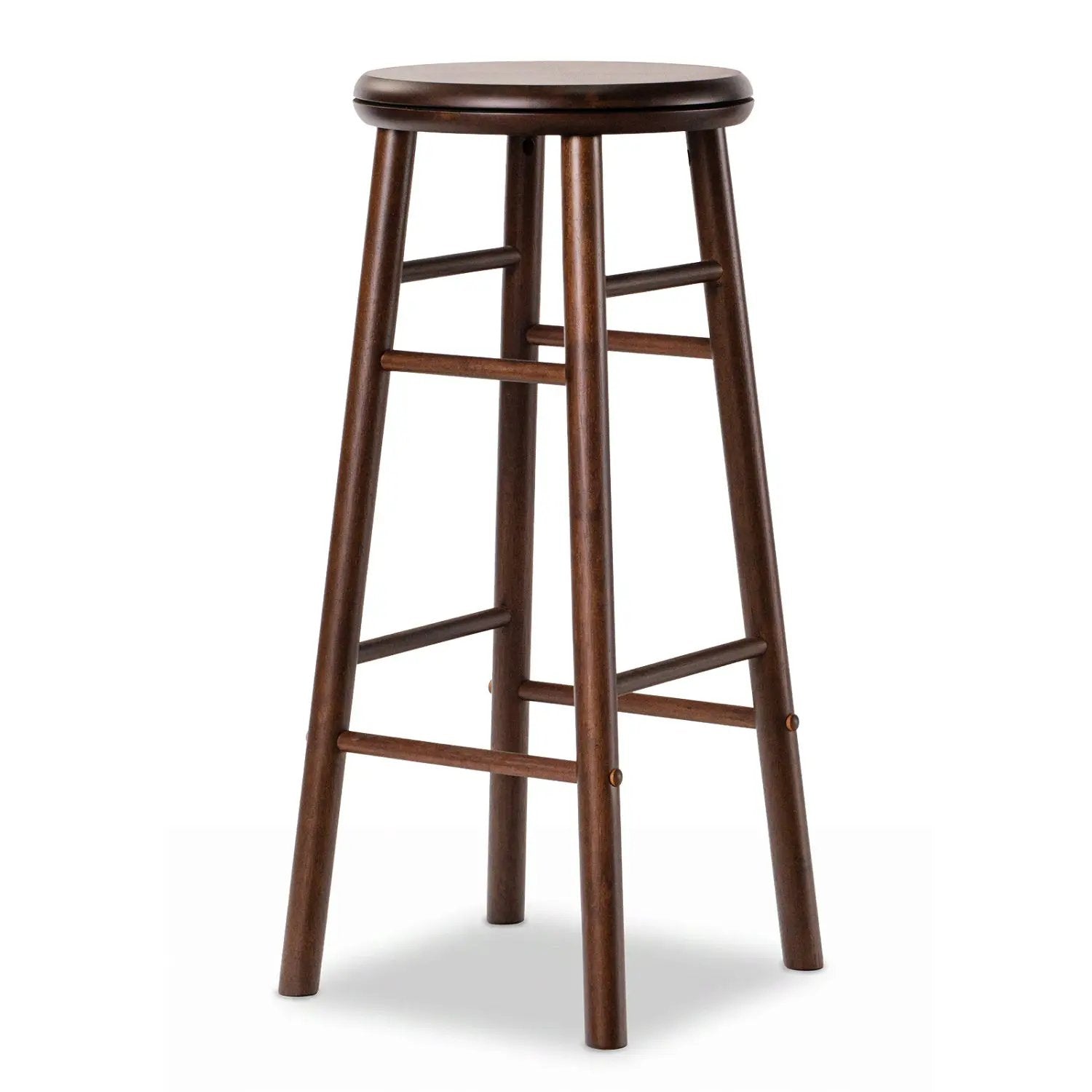 29" Swivel Bar Stools Set of 2 with Footrests by DirectDeals