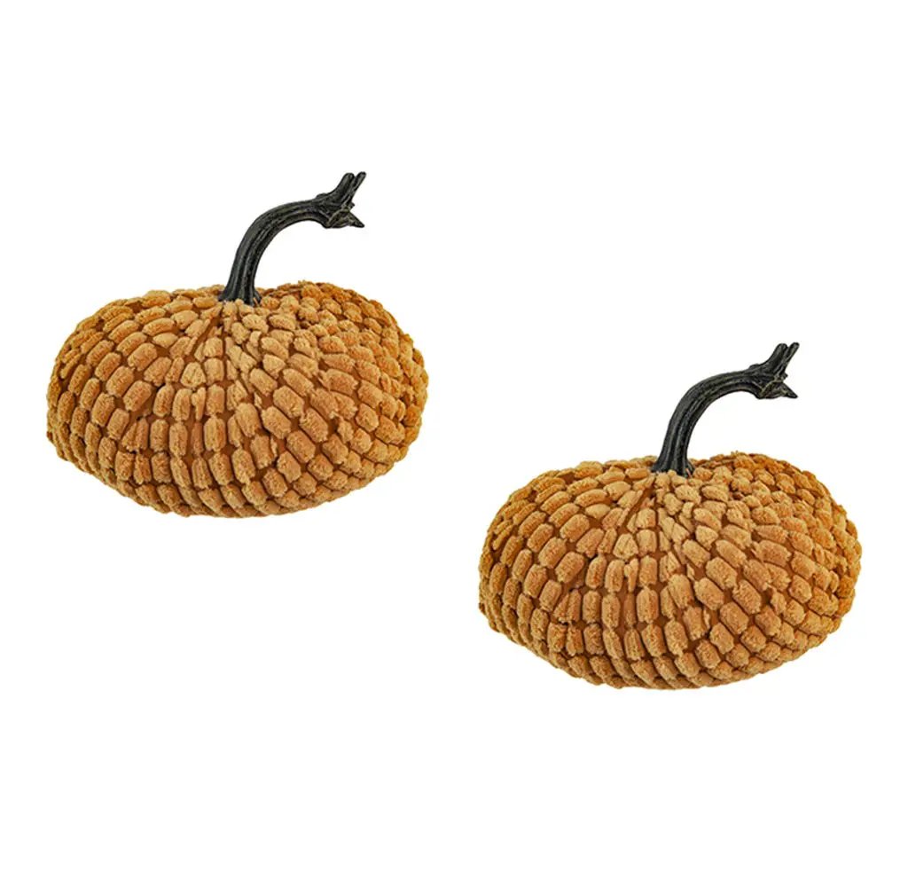 Weighted Pumpkin Ornament Decor For Holiday Harvest Festival Fall Festival & Thanksgiving by Unique Piece Furniture
