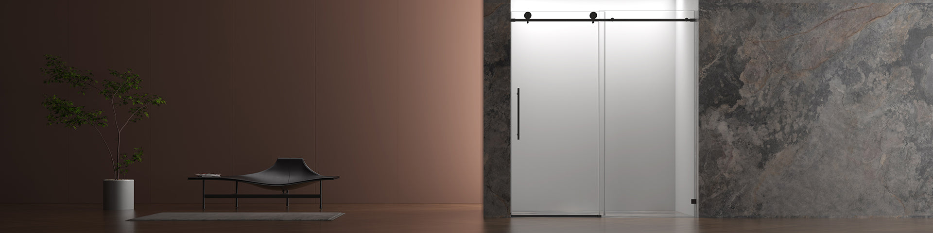 5476 Tempered Glass Shower Door by HouseOfZazla