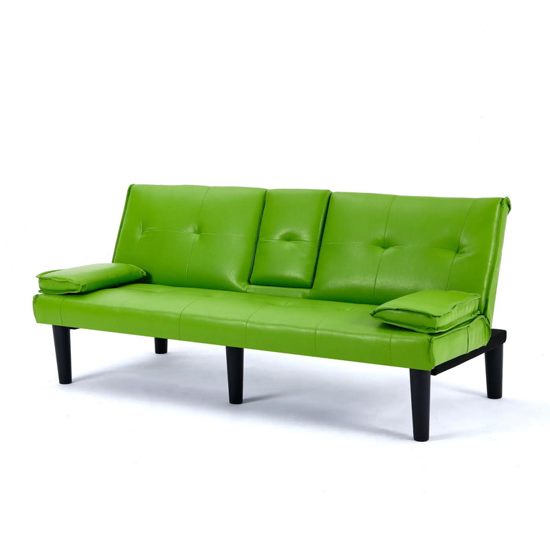 Sofa Bed With Foldable Design And Cup Holder by HouseOfZazla