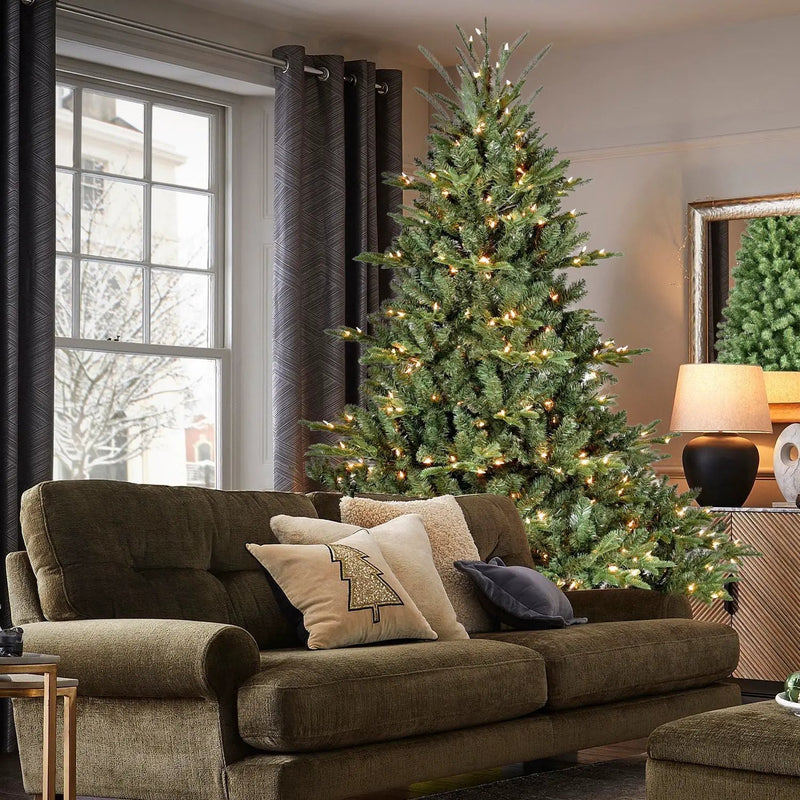 5FT The Full-Bodied Pre-Lit Evergreen Christmas Tree by HouseOfZazla