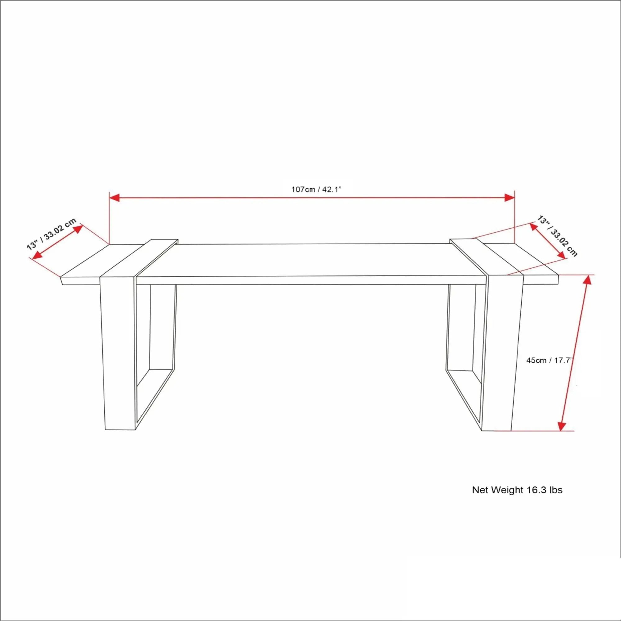 Nessa - Bench - Natural by Unique Piece Furniture