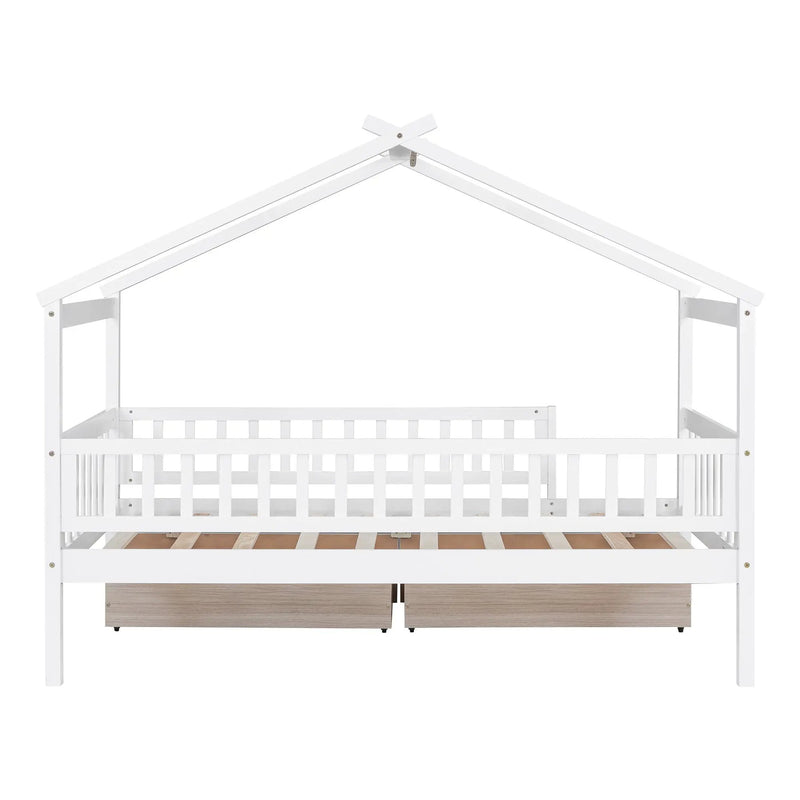 House Bed With 2 Drawers by HouseOfZazla