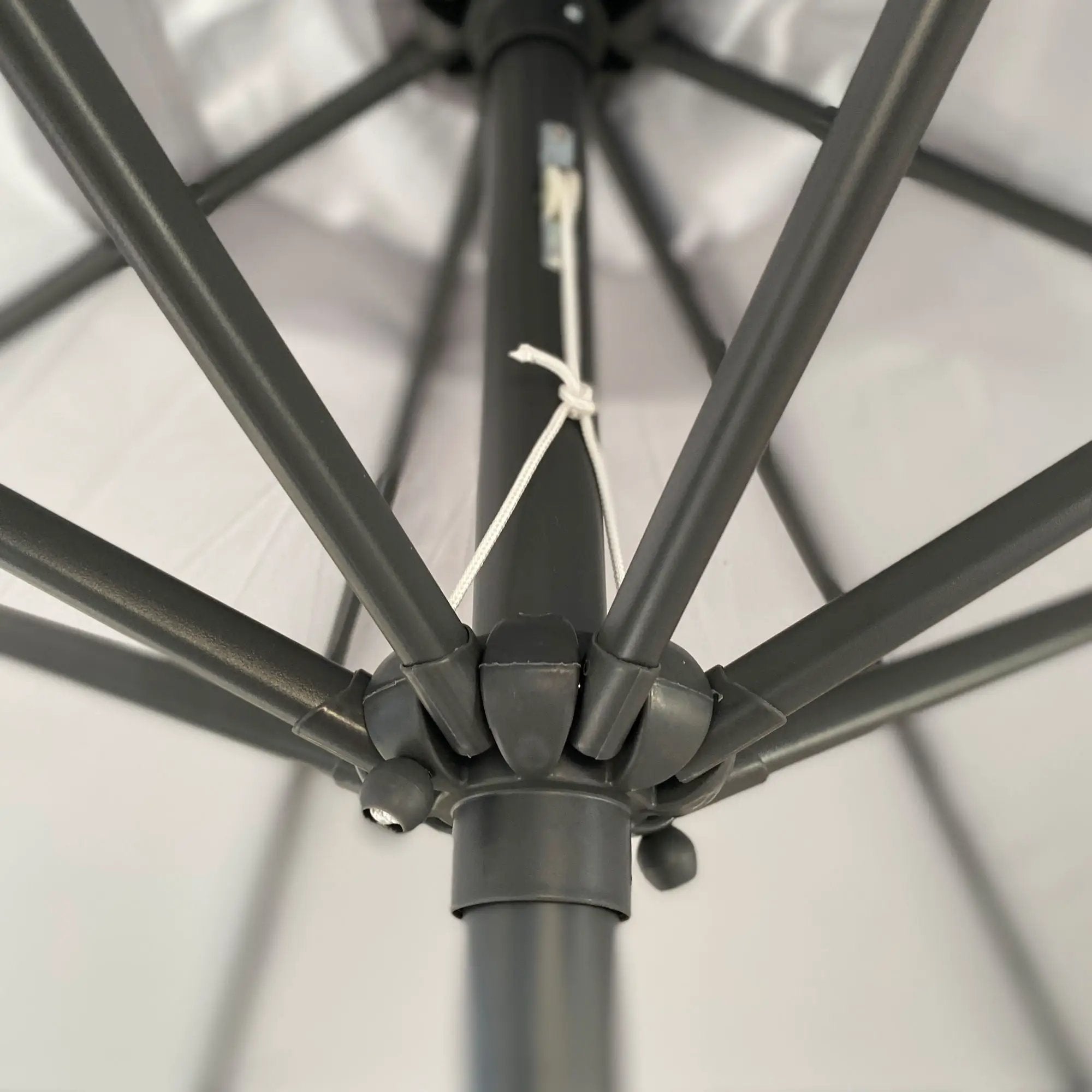 Patio Market Umbrella With 8 Steel Ribs, UV-Resistant And Waterproof Canopy by HouseOfZazla