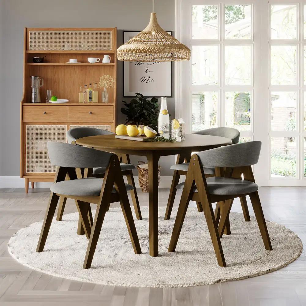 Keiki - Round Dining Table - Walnut by Unique Piece Furniture